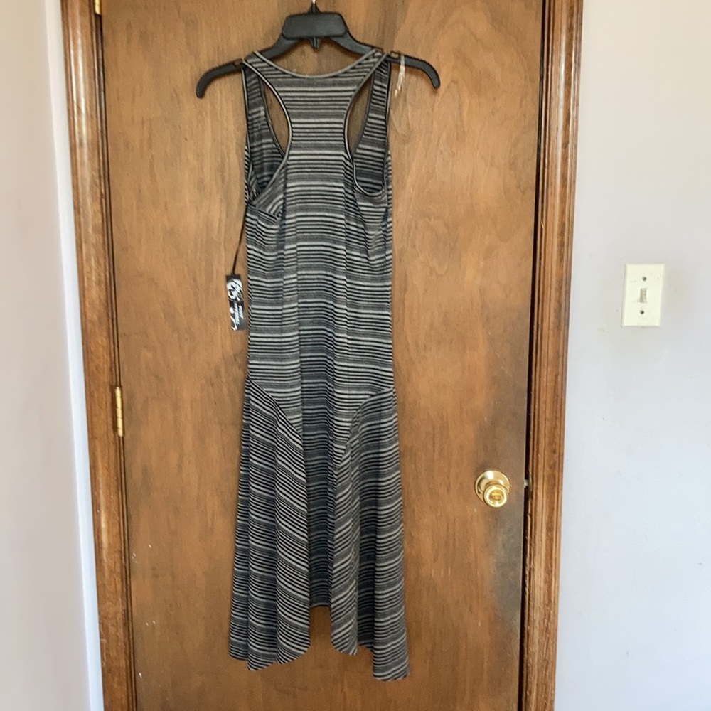 poof sleeveless striped dress with stretch casual neutral size S juniors - Picture 11 of 17